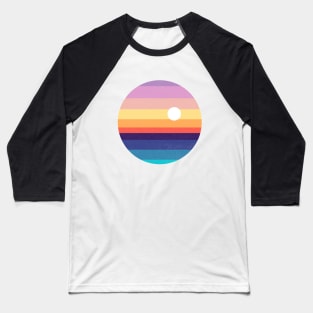 Sunset sea Baseball T-Shirt